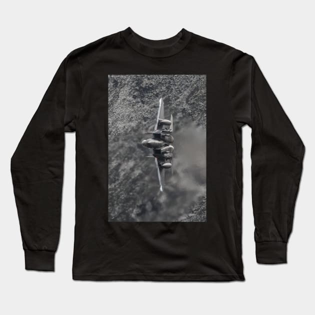 F15 Mach loop Long Sleeve T-Shirt by aviationart